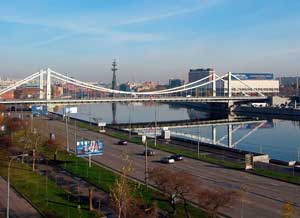 Вид от Комсомольского проспекта. Вид от Комсомольского проспекта.