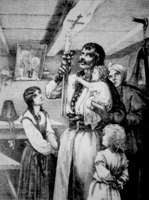 Крест от громничной свечи. Карпаты, конец XIX в. Крест от громничной свечи. Карпаты, конец XIX в.