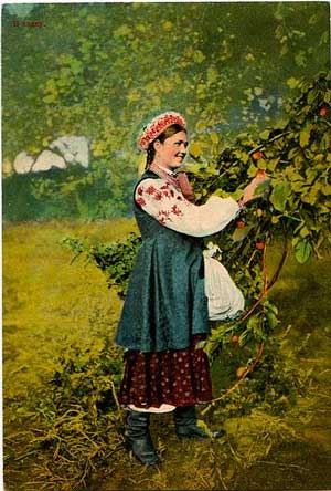 «Малороссийские типы. В садку». 1890-е «Малороссийские типы. В садку». 1890-е