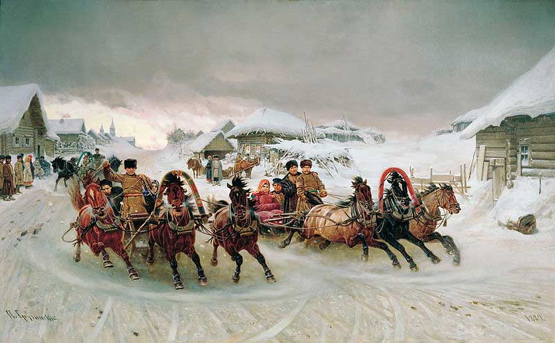 «Масленица». П. Н. Грузинский, 1889. «Масленица». П. Н. Грузинский, 1889.