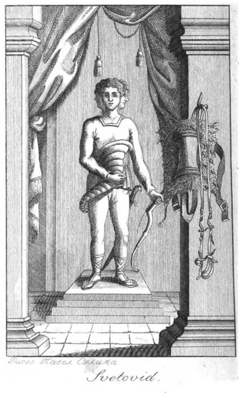 &laquo;Световид&raquo;, илл. из &laquo;Мифологии славянской и российской&raquo; А. С. Кайсарова, 1804 г.
