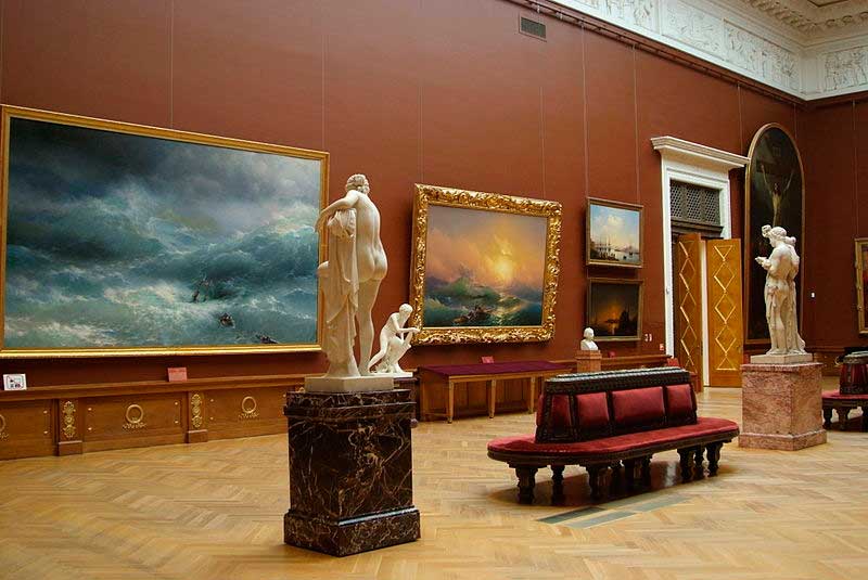 Академические залы. Картины И.Айвазовского. Фото 2008 года Академические залы. Картины И.Айвазовского. Фото 2008 года