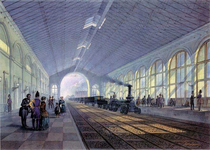 Под дебаркадером. 1851 год Под дебаркадером. 1851 год