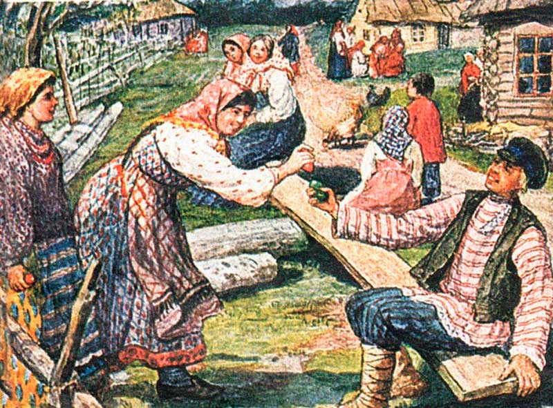 Ф. Сычков. Игра в битки.