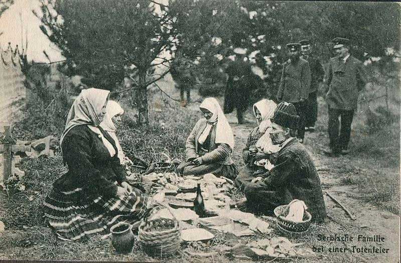 Сербские задушницы. Ранее 1918 года