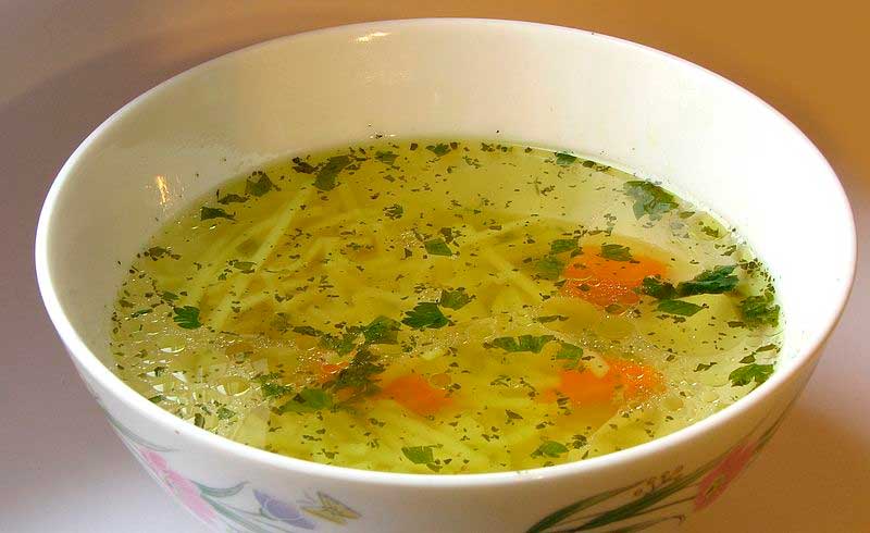 Лапша на курином бульоне Лапша на курином бульоне
