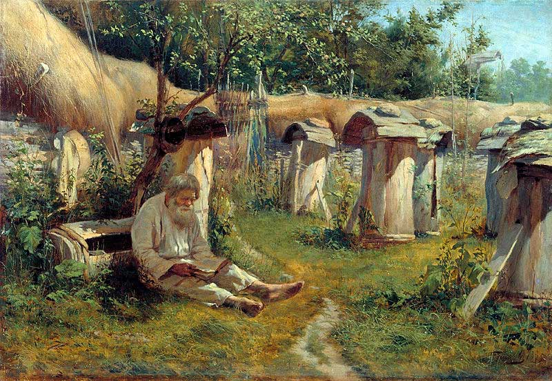 Н. А. Богатов. Пасечник. 1875 г. Н. А. Богатов. Пасечник. 1875 г.