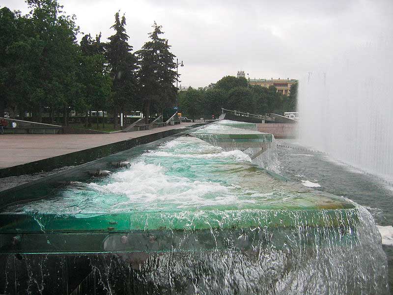 Устройство одного
из фонтанов