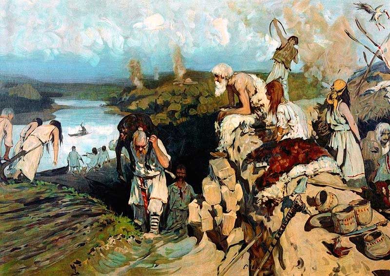С. В. Иванов. Жильё восточных славян. 1909 С. В. Иванов. Жильё восточных славян. 1909