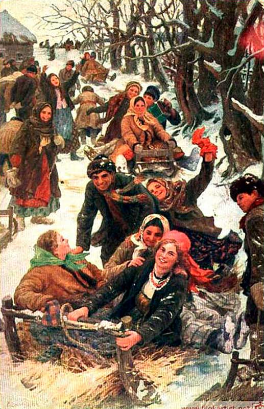 Ф. В. Сычков. Праздничная забава Ф. В. Сычков. Праздничная забава