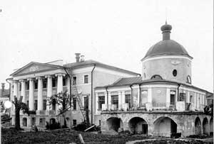 Орловская лечебница со Смоленской церковью. 1920-е годы. Орловская лечебница со Смоленской церковью. 1920-е годы.