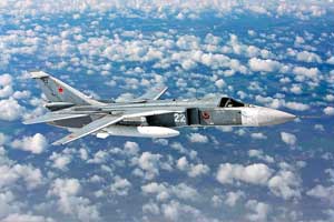 Су-24М в полёте