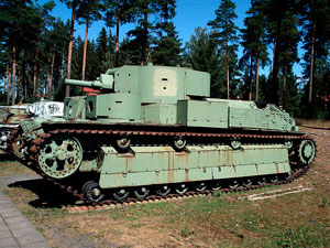 Экранированный Т-28, использовавшийся Финской армией Экранированный Т-28, использовавшийся Финской армией