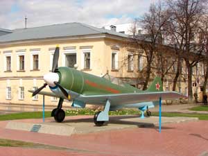 Настоящий истребитель Ла-7 времен Великой Отечественной.