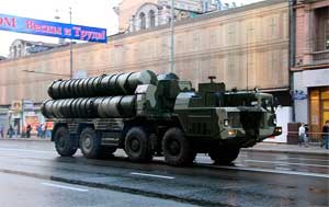 Пусковые установки С-300ПМ на параде Победы в 2009 году
