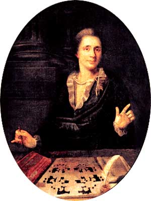 Архитектор В.И. Баженов. Фрагмент семейного портрета. 1770-е гг. Из собрания ГНИМА им. А.В. Щусева