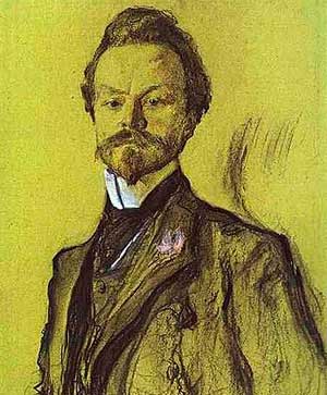 К. Д. Бальмонт. Портрет работы Валентина Серова (1905) К. Д. Бальмонт. Портрет работы Валентина Серова (1905)