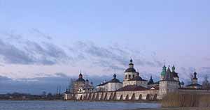 Вид на Кирилло-Белозерский монастырь с юго-запада