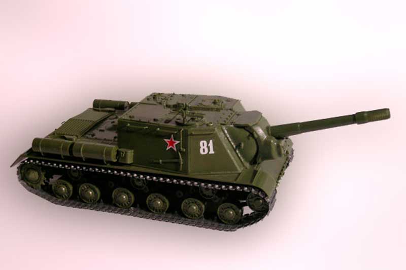 Сборная окрашенная модель САУ ИСУ-152 фирмы «Звезда» в масштабе 1:35 Сборная окрашенная модель САУ ИСУ-152 фирмы «Звезда» в масштабе 1:35