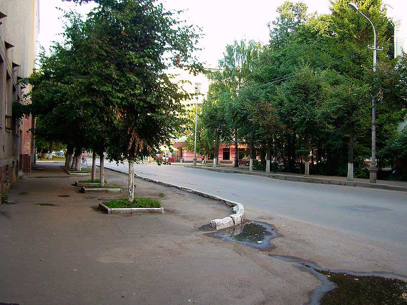 Озеленение улицы Советской