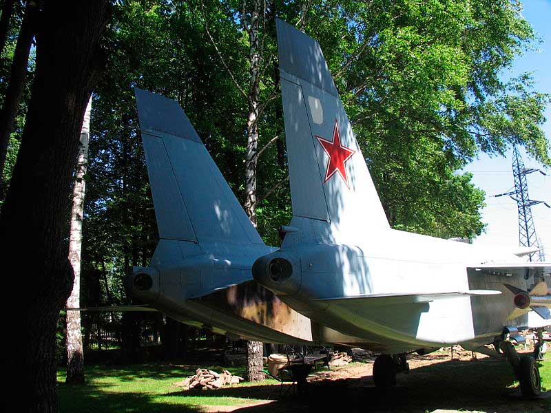 У машины с б/н 75 в концах хвостовых балок расположены струйные рули У машины с б/н 75 в концах хвостовых балок расположены струйные рули