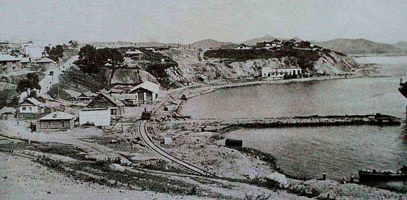 Улица Деловая и порт-пункт Находка, 1938 год Улица Деловая и порт-пункт Находка, 1938 год