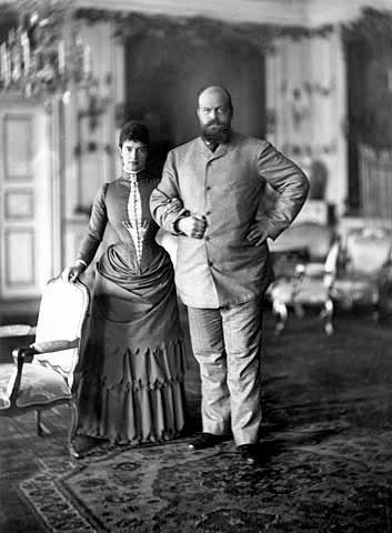 Мария Фёдоровна и Александр III в Дании. 1892 Мария Фёдоровна и Александр III в Дании. 1892