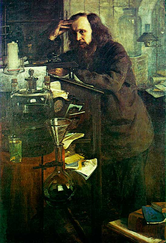 Н. А. Ярошенко. Д. И. Менделеев. 1886. Масло