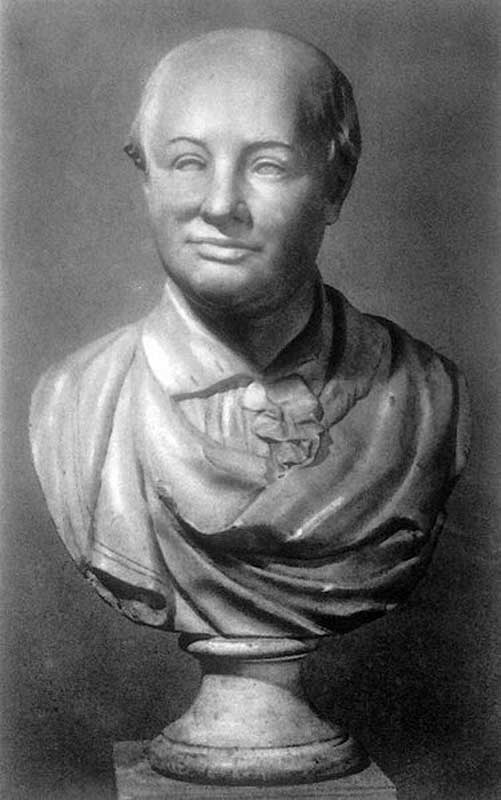 Бюст М. В. Ломоносова. Скульптор Ф. И. Шубин. Бисквит. Копия. 1792. Музей М. В. Ломоносова. Санкт-Петербург