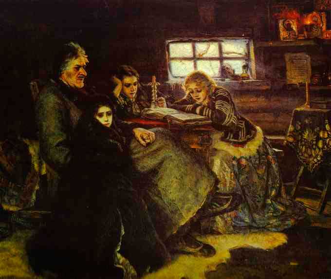 Меншиков в Березове. Худ. В. И. Суриков, 1883 Меншиков в Березове. Худ. В. И. Суриков, 1883