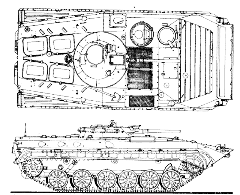 Схема БМП-1