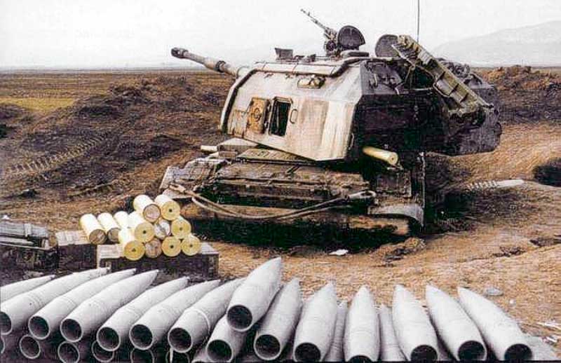 Самоходная артиллерийская установка (САУ) 152-мм
