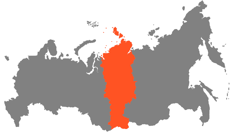 Карта Время Красноярск зоне (UTC +7) России. Карта Время Красноярск зоне (UTC +7) России.