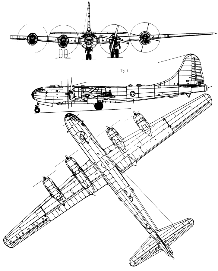 Схема ту-4 Схема ту-4