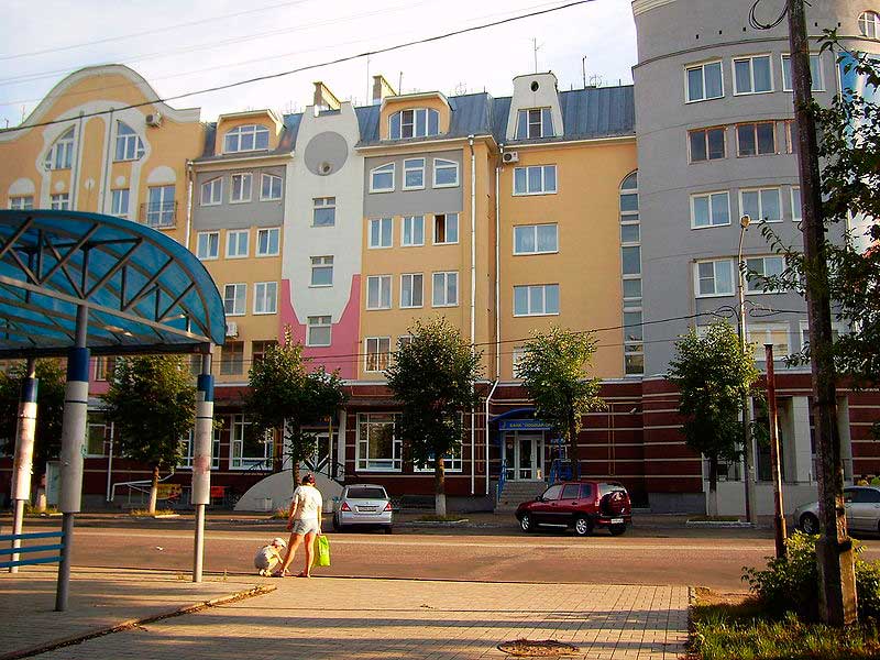 Новый жилой дом в центре города