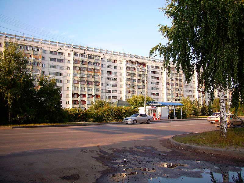 Дома микрорайона Сомбатхей