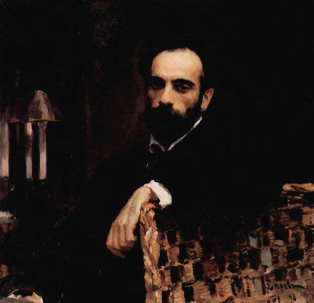 Портрет И. И. Левитана, Валентин Серов, (1893) Портрет И. И. Левитана, Валентин Серов, (1893)