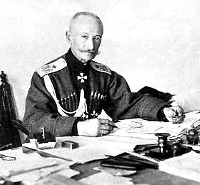 Генерал А. А. Брусилов &mdash; главнокомандующий войсками Юго-Западного фронта. 1916 г.