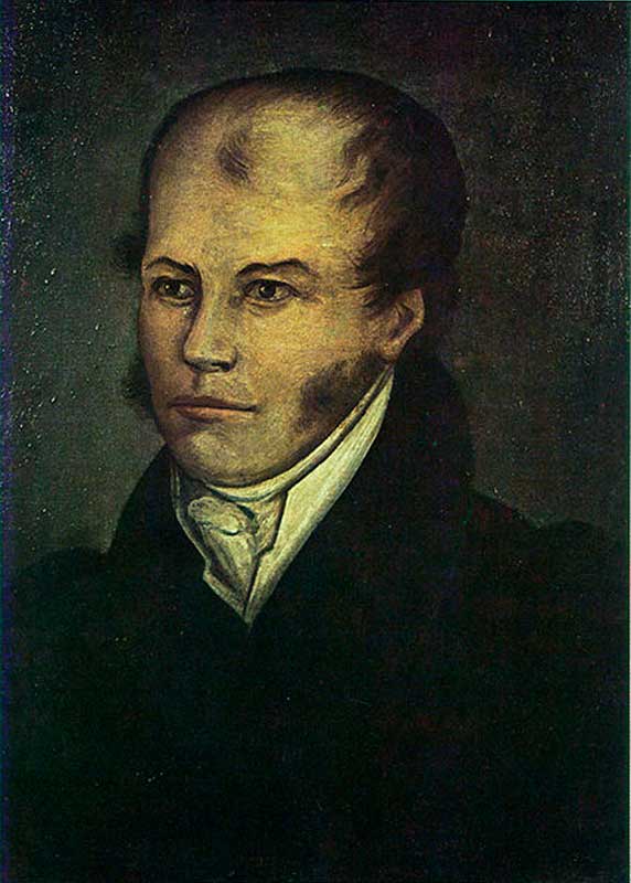 Иван Павлович Менделеев &mdash; отец Д. И. Менделеева. Неизвестный художник 1-й половины XIX века. Масло