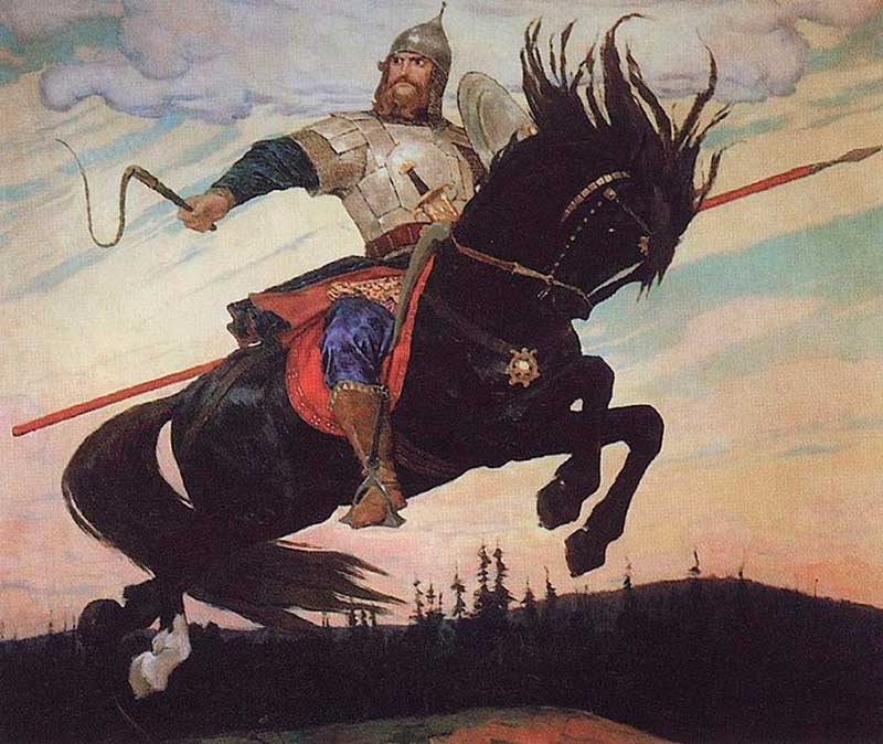 «Богатырский скок». Виктор Васнецов. 1914. «Богатырский скок». Виктор Васнецов. 1914.