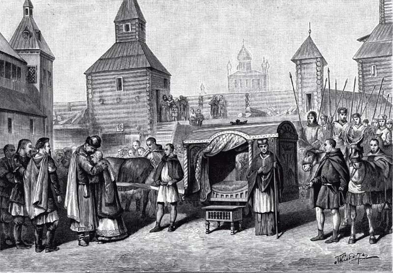 Отъезд княжны Анны Ярославны во Францию для венчания с королём Генрихом I