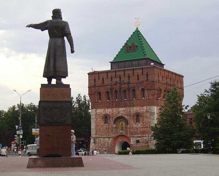 Дмитриевская башня Нижегородского кремля, названная в честь князя Дмитрия