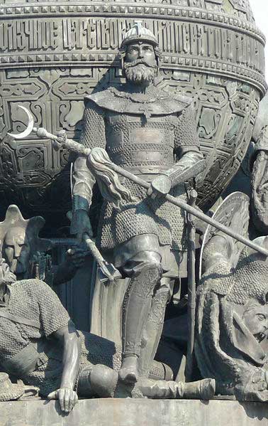 Дмитрий Донской на Памятнике «1000-летие России» в Великом Новгороде Дмитрий Донской на Памятнике «1000-летие России» в Великом Новгороде