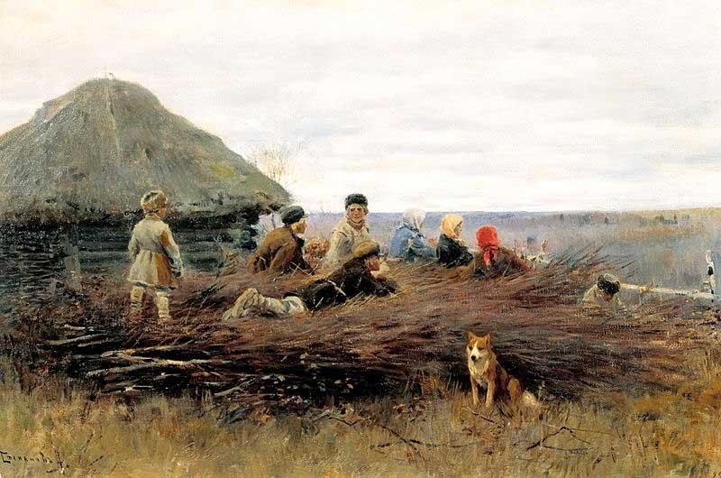 А. С. Степанов. Дети на хворосте. 1899