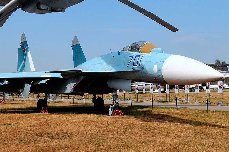 Т-10М-1 в экспозиции Центрального музея ВВС России, Монино