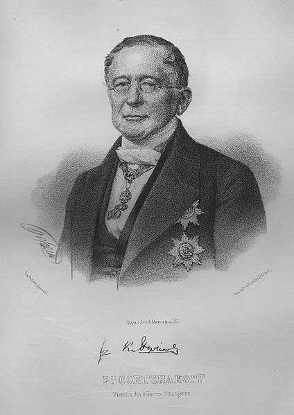 А. М. Горчаков, 1865 год