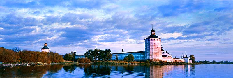 Кирилло-Белозерский монастырь с Сиверского озера
