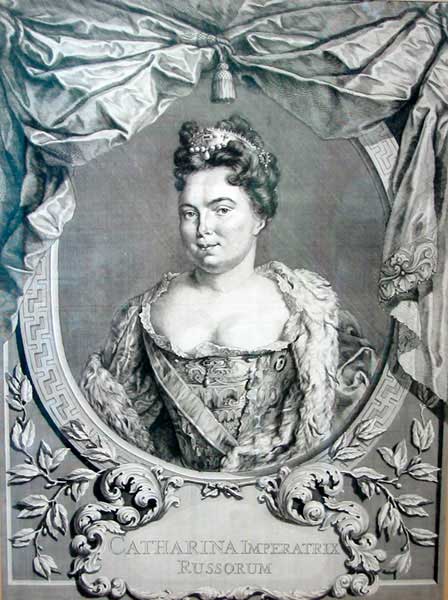 Екатерина Алексеевна. Гравюра 1724 г. Екатерина Алексеевна. Гравюра 1724 г.