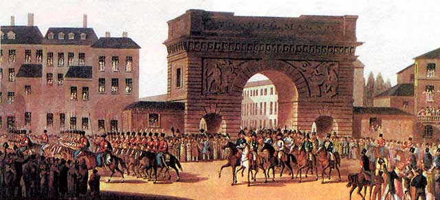 Русская армия входит в Париж 1814. Русская армия входит в Париж 1814.