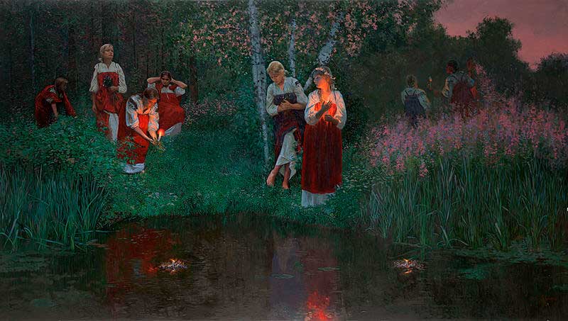С. Л. Кожин. Гадание на венках. 2009 С. Л. Кожин. Гадание на венках. 2009